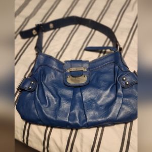 Blue Guess purse